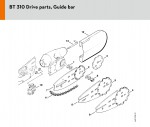 Stihl BT 310 Augers/Drills Spare Parts